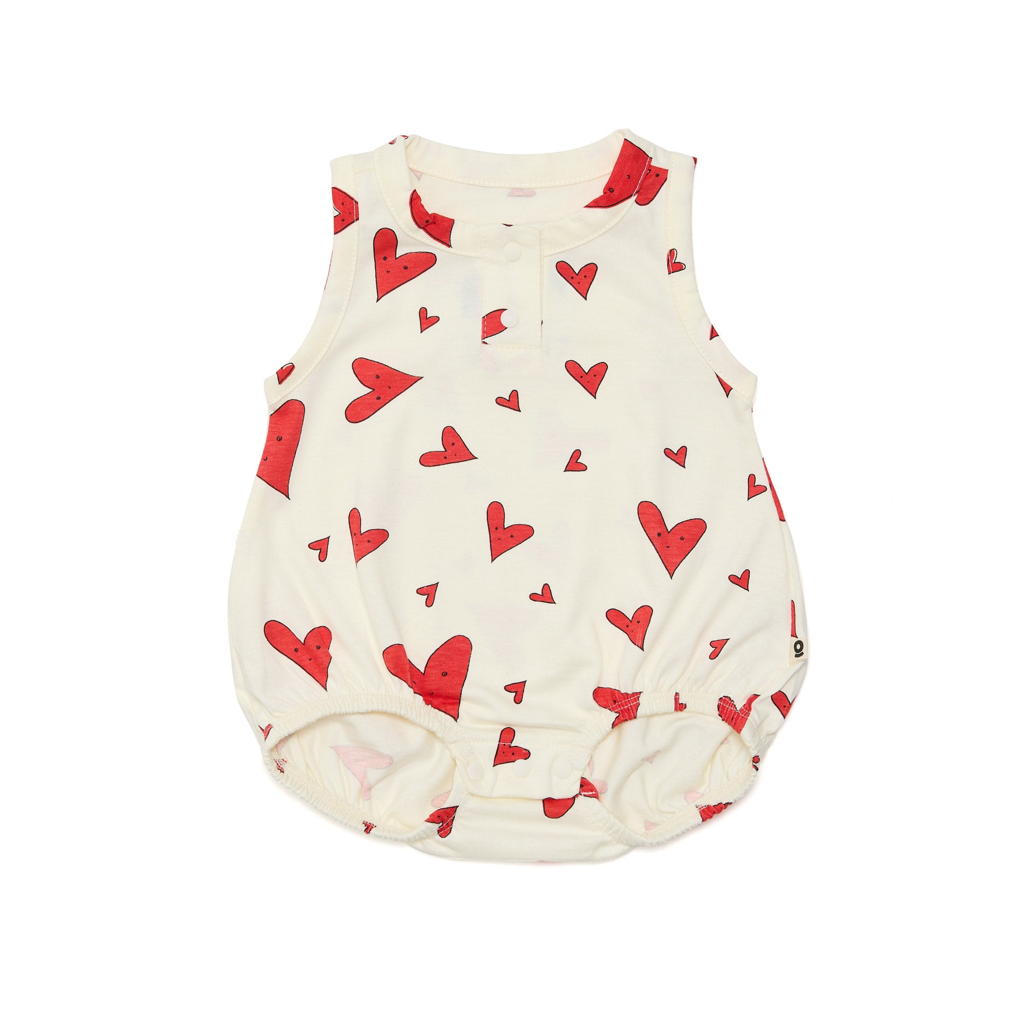 I got your heart organic romper